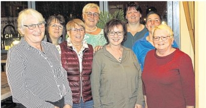 Bärbel Voigt-Stöcker (vorn, 3. von rechts) ist die neue Vorsitzende der Frauen-Union im Kreis Birkenfeld. Foto: Frauen-Union